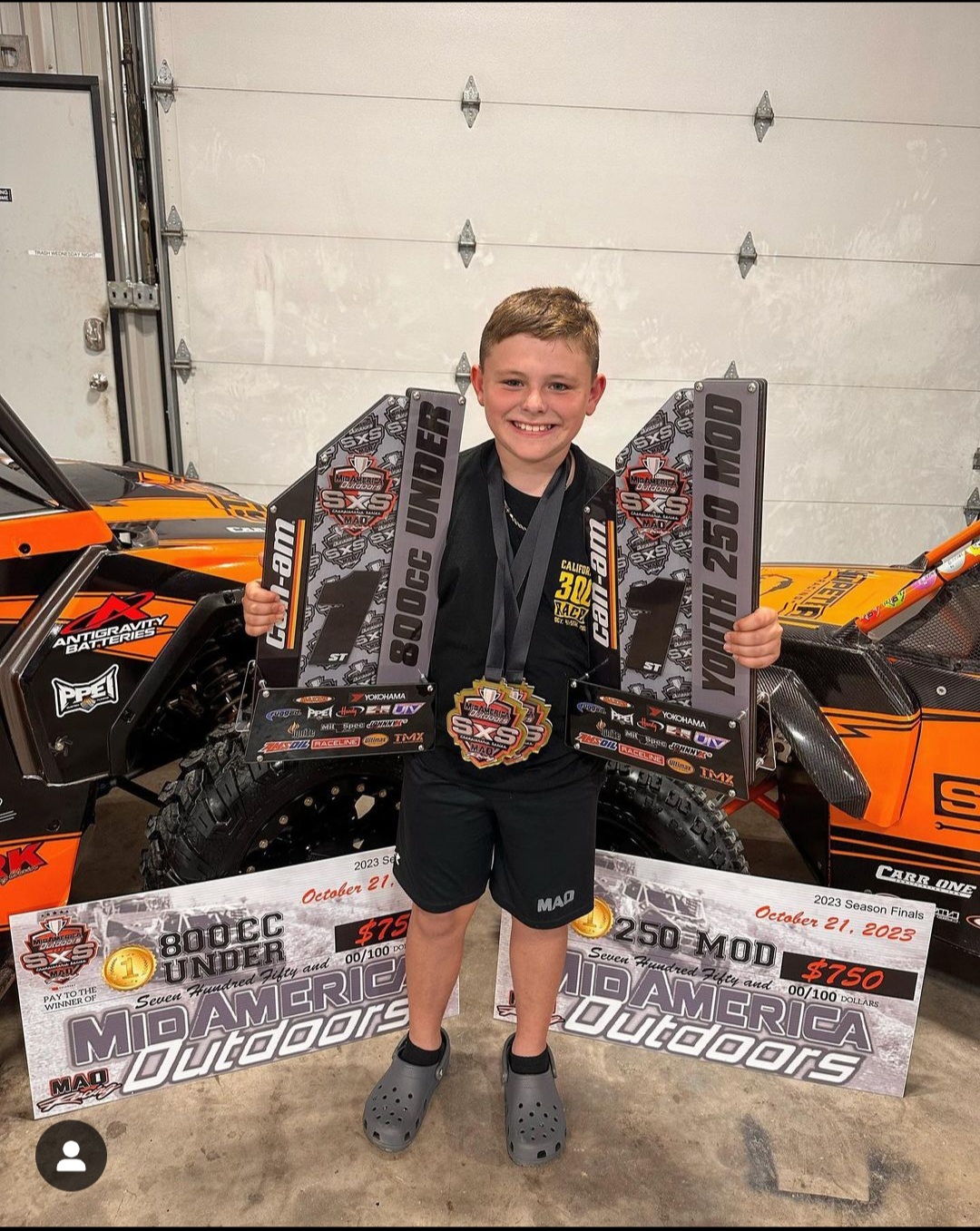 2023 MAO Youth 250 Modified Champion – Code St. Peter